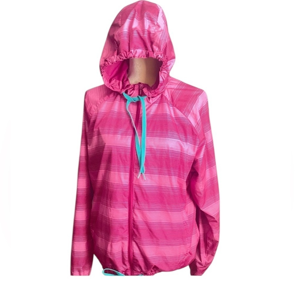 MERRELL WOMENS Sz L
PINK POLYESTER LIGHT
WEIGHT JACKET